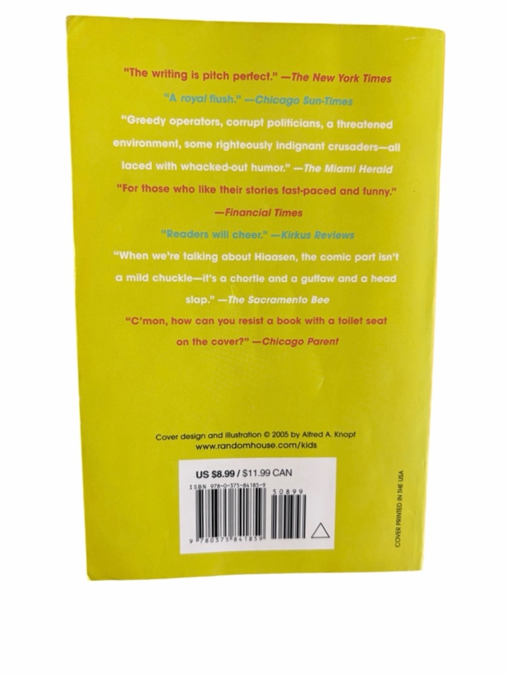 Flush by Carl Hiaasen Paperback Novel Fiction Book Recommended for ages 12+ GUC - Picture 4 of 14